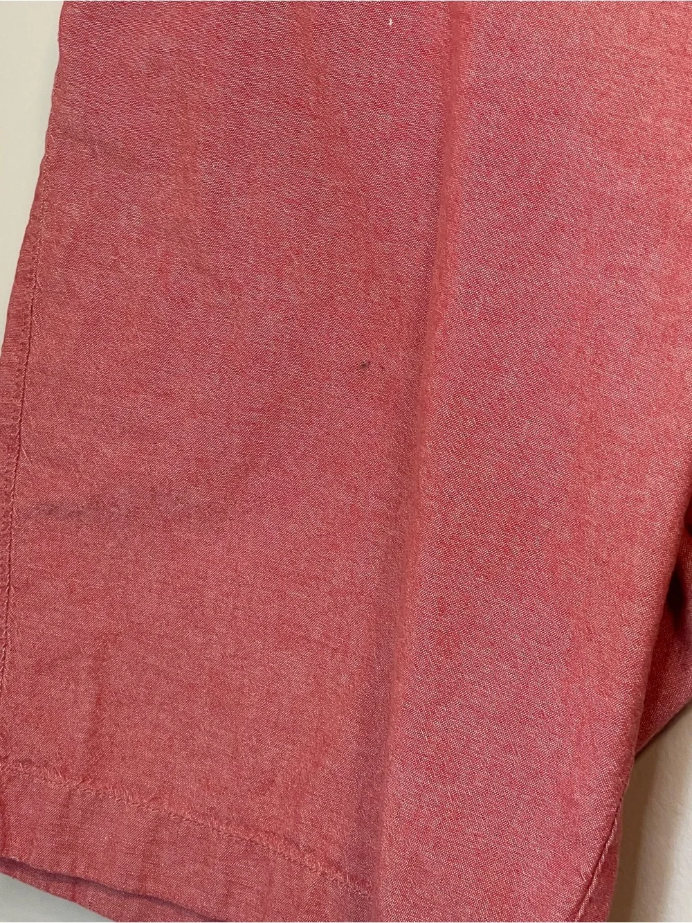 J. Crew Men's Red Flat Front Shorts